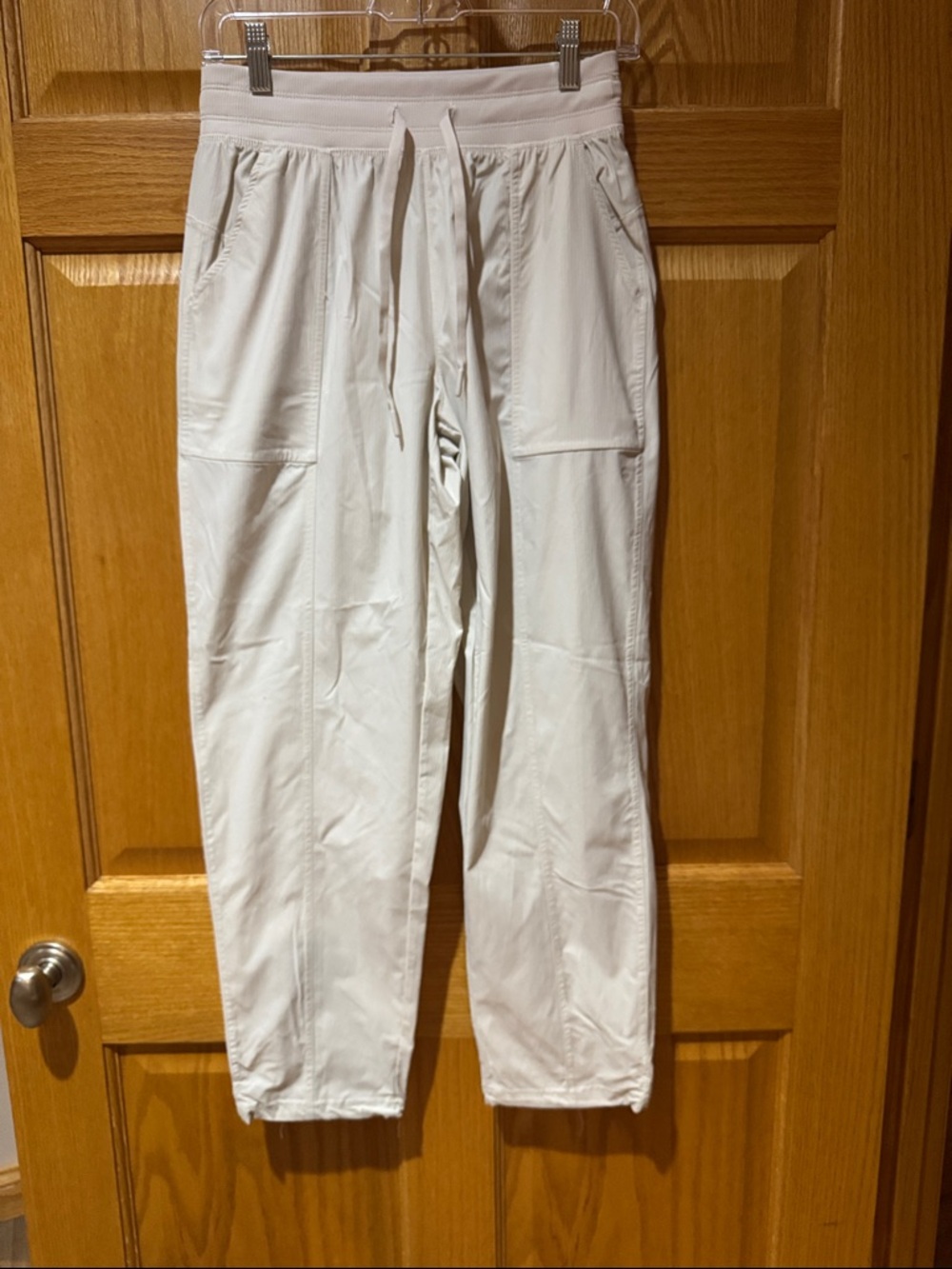 Avia White Women's Drawstring Jogger Pants